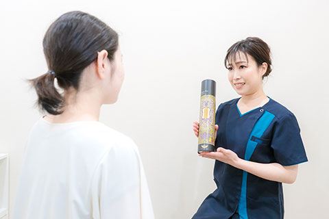 施術後の説明・指導
